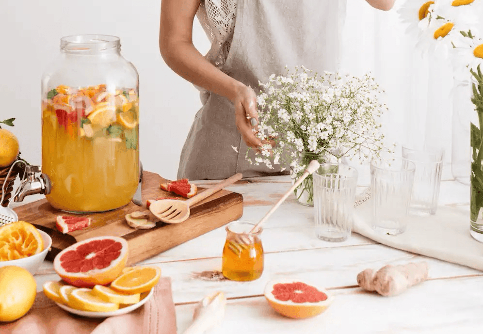 Refreshing drink preparation