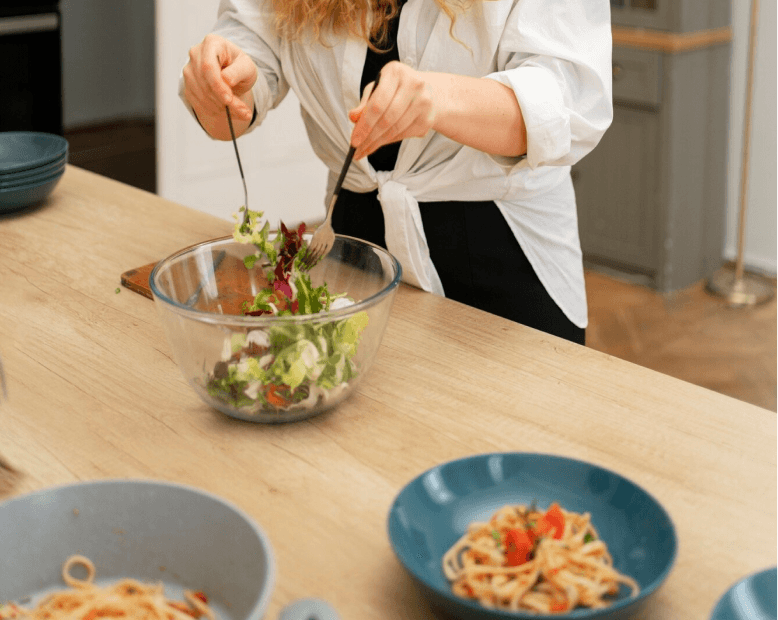 Healthy meal preparation